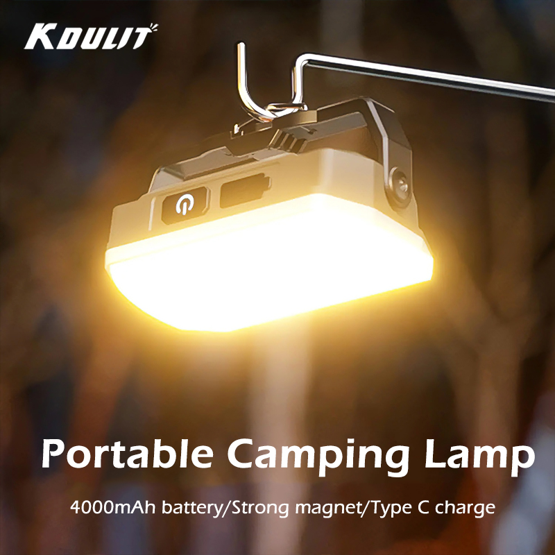 Outdoor Camping Lantern - โคมไฟตั้งแคมป์กลางแจ้งแบบพกพาอายุการใช้งานแบตเตอรี่ยาวนานเป็นพิเศษไฟฉุกเฉินแบบชาร์จไฟได้แม่เหล็กที่แข็งแกร่งไฟทำงานสำหรับการซ่อมแซม