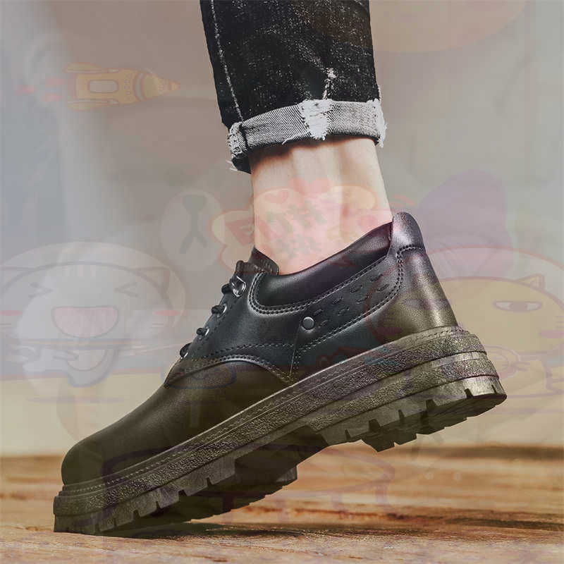 Outdoor Camping Ideas - Dark Natural หนังแฟชั่น Trainers เทนนิสรองเท้าผ้าใบผู้ชายรองเท้าแฟชั่นรองเท้าผ้าใบคุณภาพกีฬาราคาต่ําสุขภาพ