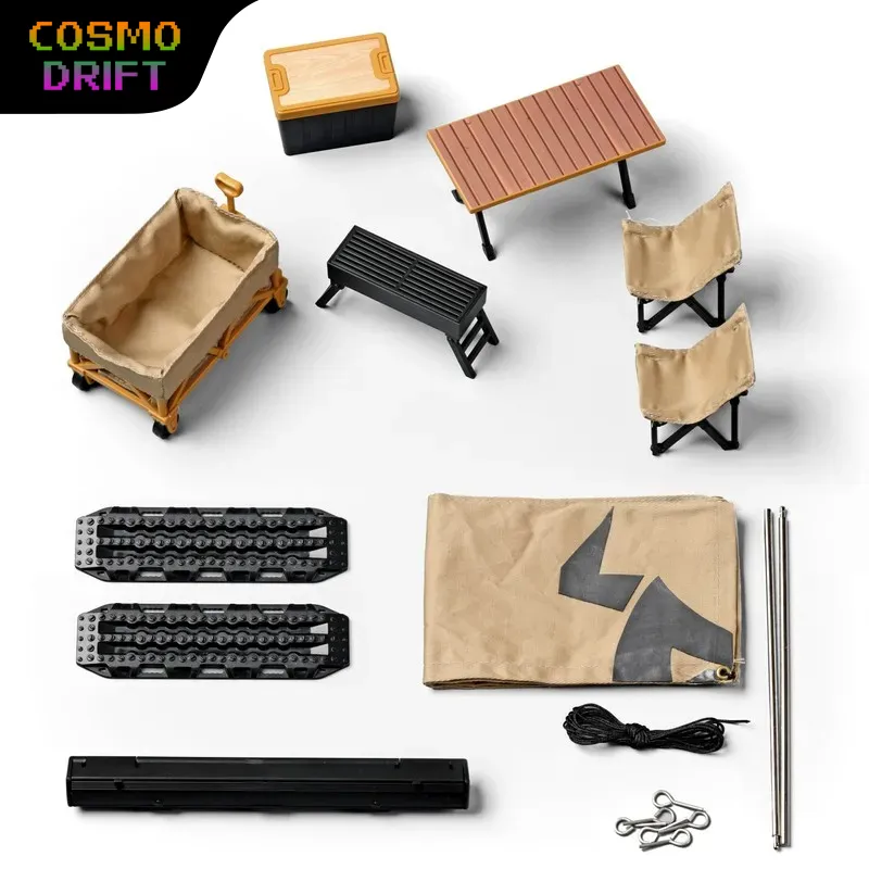 Outdoor Camping Kit - ชุดประกอบโมเดลอุปกรณ์ตั้งแคมป์กลางแจ้งจำลองขนาด 1:12 รุ่น Mn Model Mn-85k