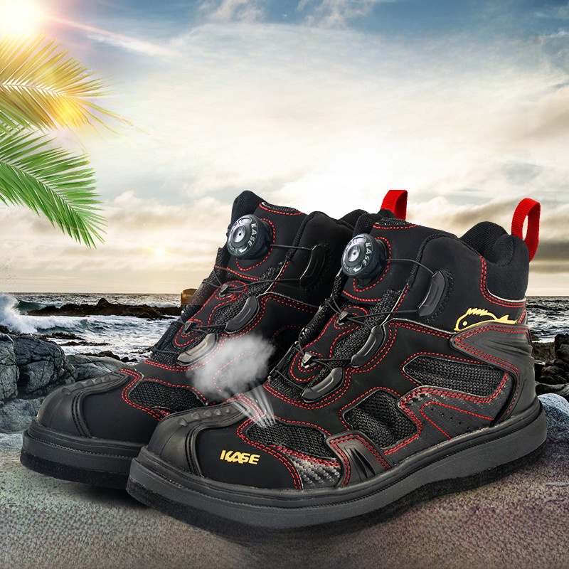 Outdoor Camping Gear Brands - รองเท้าตกปลากันน้ำน้ำหนักเบาพิเศษ พื้นรองเท้าขนสัตว์ ระบายอากาศได้ดี อุ่นสบาย ยี่ห้อ Kase