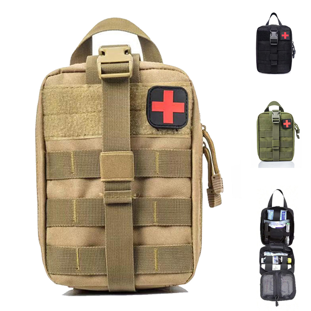 Outdoor Camping Kit - ชุดปฐมพยาบาล กระเป๋าฉุกเฉินทางการแพทย์สำหรับผู้ชาย ผู้หญิง กิจกรรมกลางแจ้ง กีฬา ท่องเที่ยว