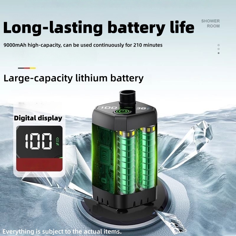 ชุดฝักบัวไฟฟ้าแบบพกพาสำหรับใช้ - Outdoor Camping Kit บทวิจารณ์และราคา