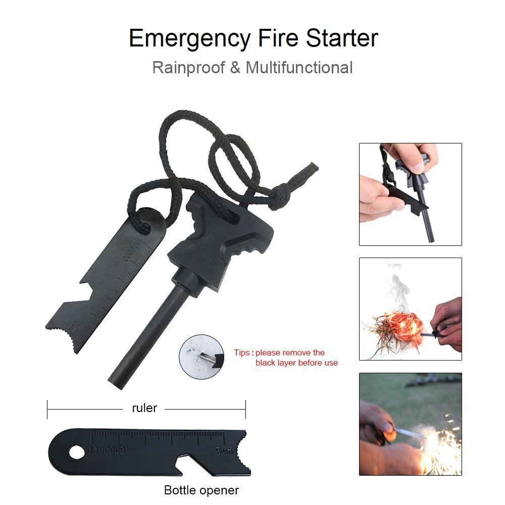 ชุดอุปกรณ์ฉุกเฉินพกพาขนาดกะทัด - Outdoor Camping Kit บทวิจารณ์และราคา