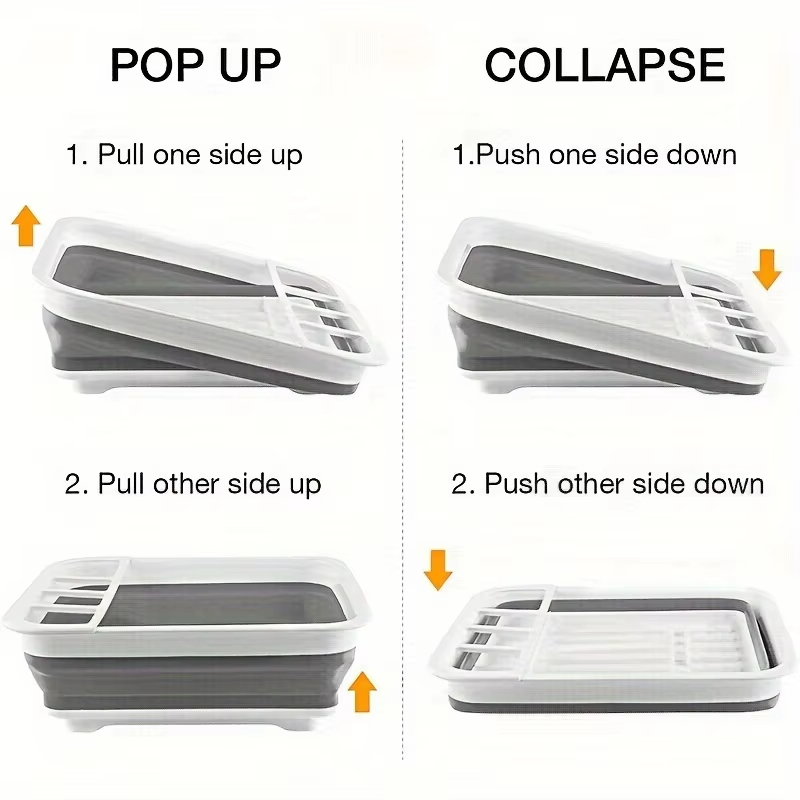 ชั้นวางจานพับได้พร้อมที่ใส่ช้อ - Outdoor Camping Van บทวิจารณ์และราคา