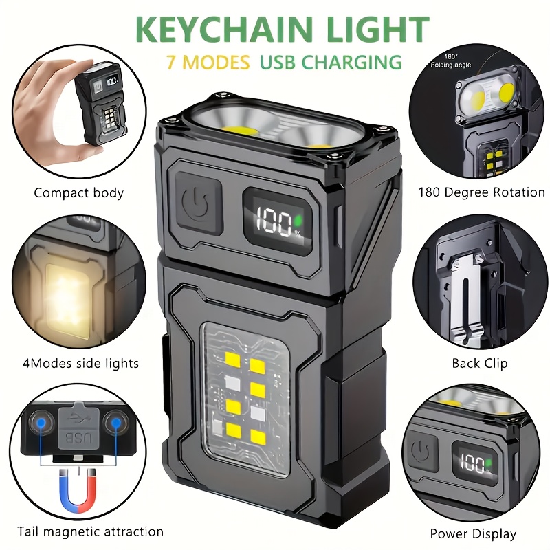 ไฟฉายพกพา LED แบบชาร์จไฟได้ขนา - Outdoor Camping Lantern บทวิจารณ์และราคา