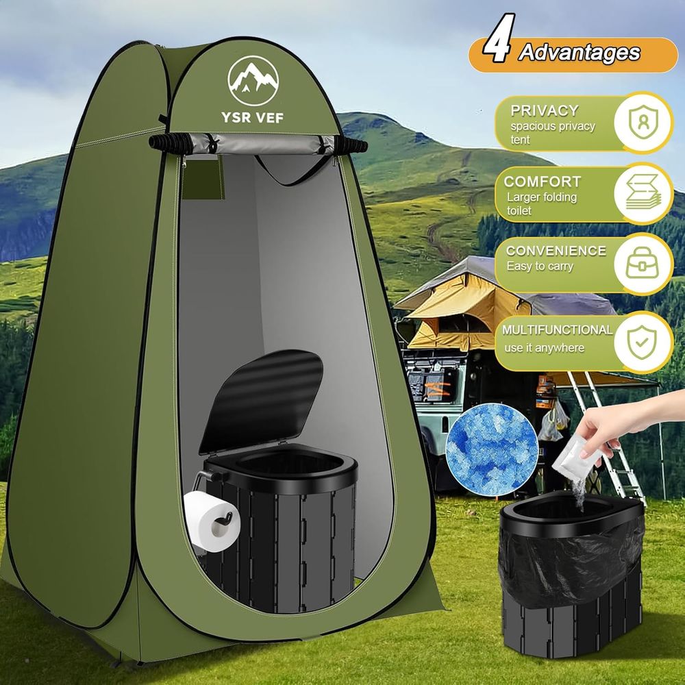 ชุดห้องน้ำพกพา, ห้องน้ำสำหรับต - Outdoor Camping Kit บทวิจารณ์และราคา