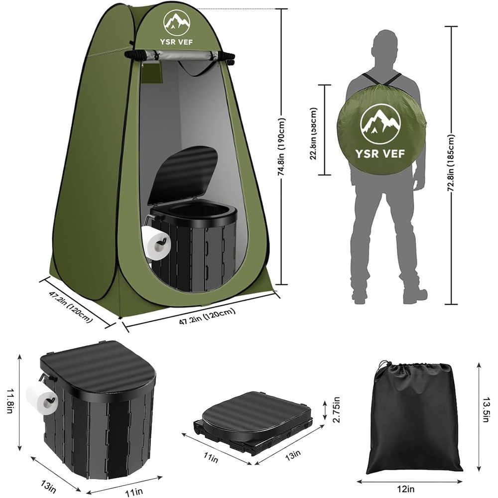 ชุดห้องน้ำพกพา, ห้องน้ำสำหรับต - Outdoor Camping Kit บทวิจารณ์และราคา