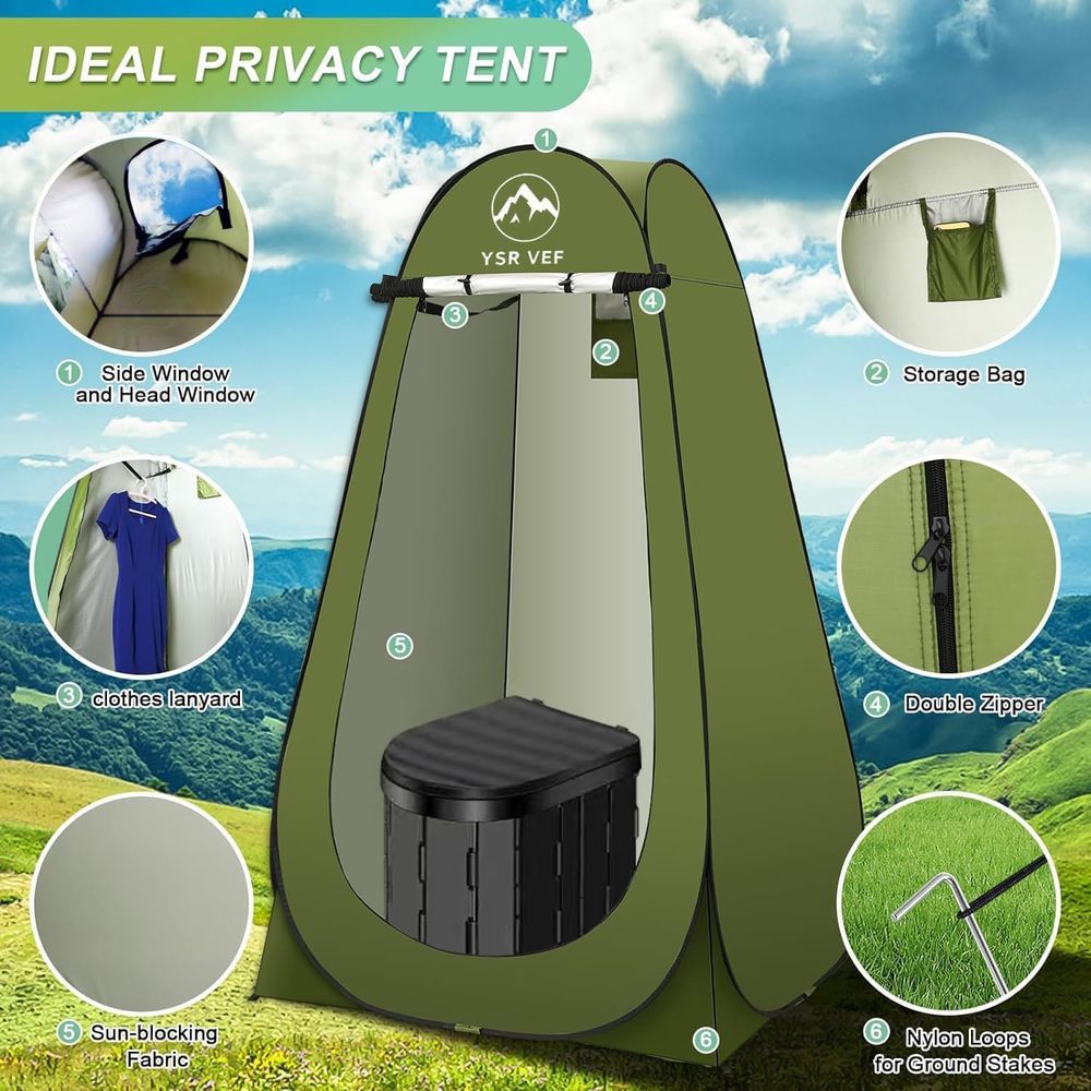 ชุดห้องน้ำพกพา, ห้องน้ำสำหรับต - Outdoor Camping Kit บทวิจารณ์และราคา