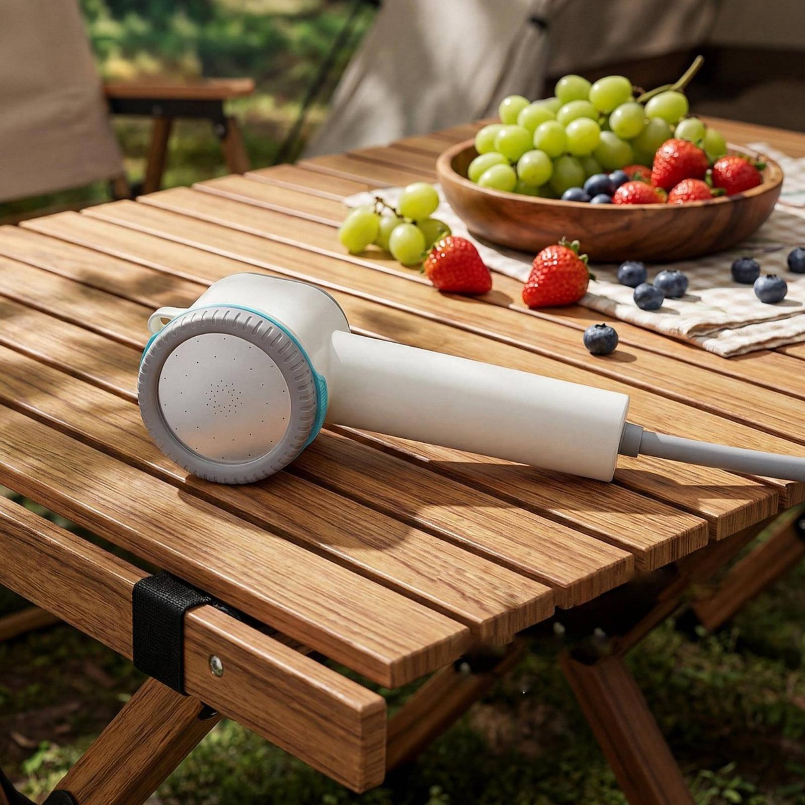 ชุดฝักบัวไฟฟ้าแบบพกพาพร้อมฐานย - Outdoor Camping Kit บทวิจารณ์และราคา
