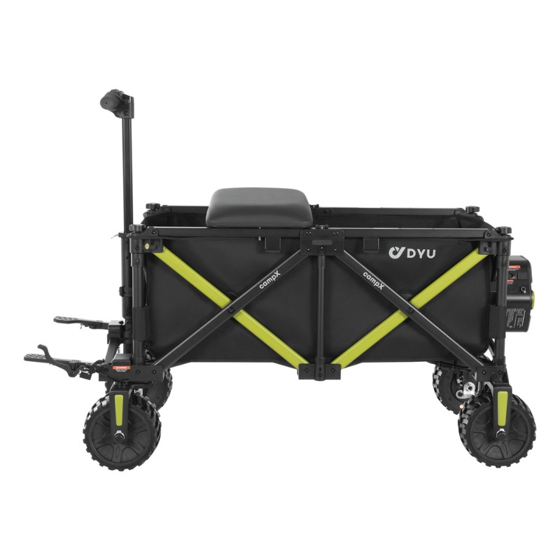 รถเข็นแคมป์ปิ้งไฟฟ้าพับได้ Air - Outdoor Camping Vehicle Wagon บทวิจารณ์และราคา