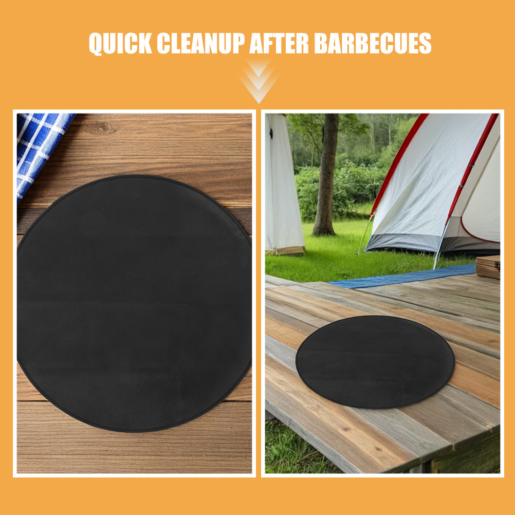 แผ่นรองกันไฟทนความร้อนทรงกลมสำ - Outdoor Camping Bbq บทวิจารณ์และราคา