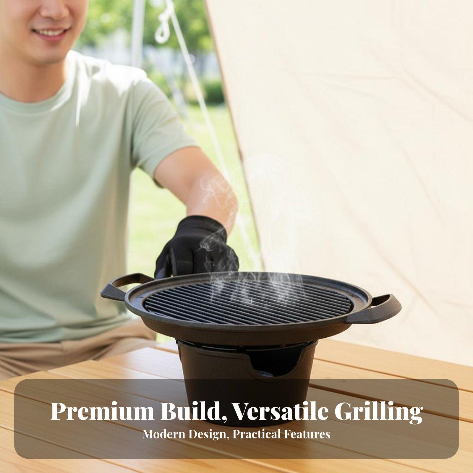 เตาย่างกลางแจ้งขนาดเล็กแบบตั้ง - Outdoor Camping Bbq บทวิจารณ์และราคา