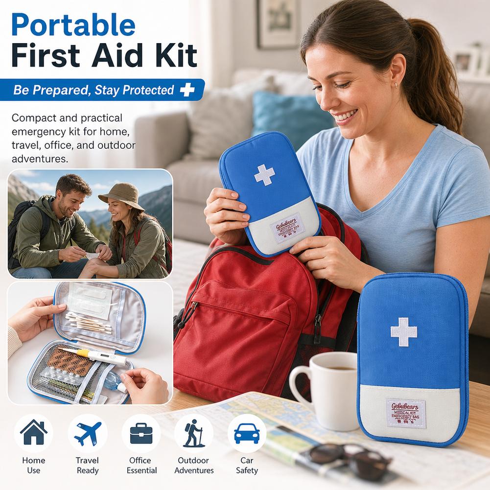 กระเป๋าชุดปฐมพยาบาลแบบพกพาความ - Outdoor Camping Kit บทวิจารณ์และราคา