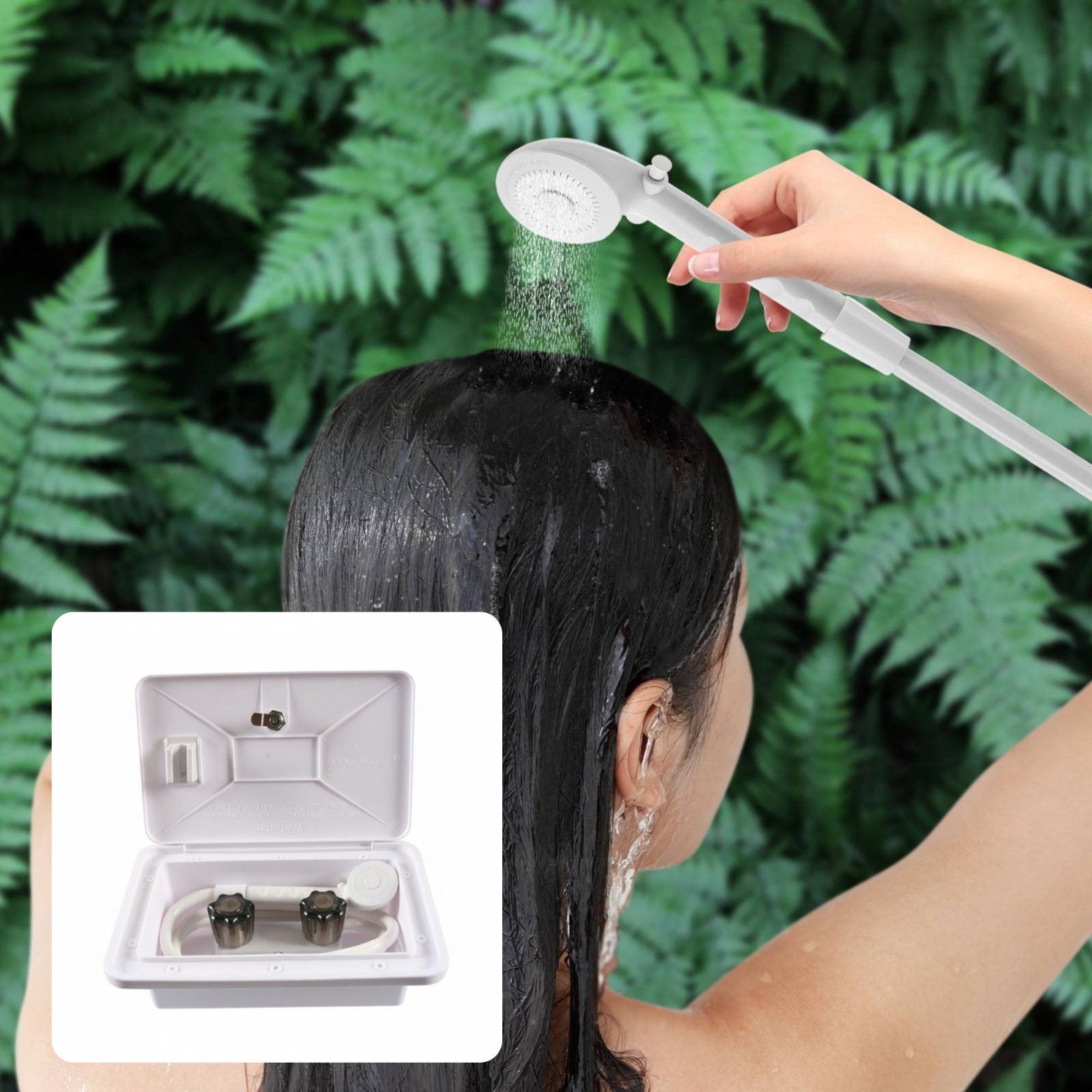 กล่องฝักบัวภายนอกรถบ้าน RV ชุด - Outdoor Camping Kit บทวิจารณ์และราคา