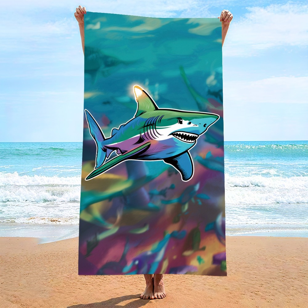 ผ้าขนหนูชายหาดลายเต่าทะเลสีสัน - Camp Towel Microfiber บทวิจารณ์และราคา