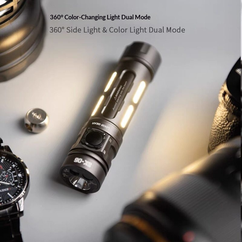 Loop Gear Sk06 ไฟฉาย LED แบบชา - Outdoor Camping Gear Brands บทวิจารณ์และราคา