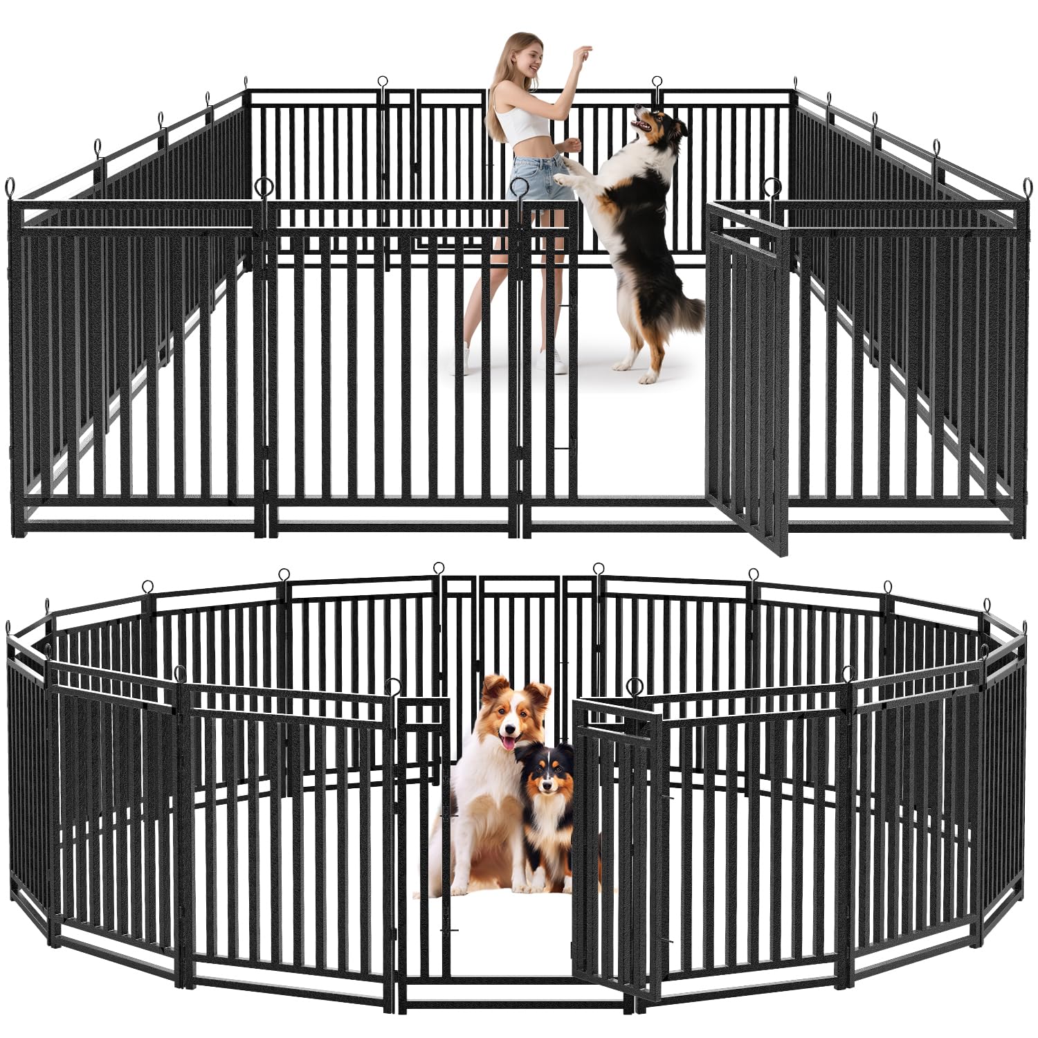 รั้วสุนัขกลางแจ้งแบบหนา ความสู - Outdoor Camping Dog Fence บทวิจารณ์และราคา