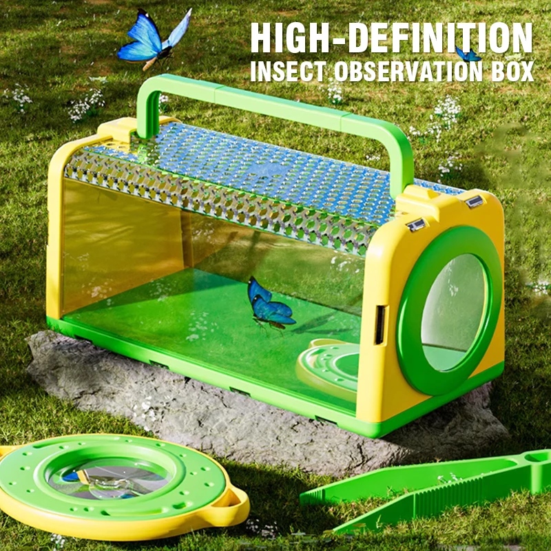 กล่องดักจับแมลงพร้อมแว่นขยาย ต - Outdoor Camping Kit บทวิจารณ์และราคา