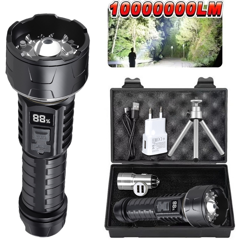 ไฟฉาย LED แบบ COB แบบชาร์จไฟได - Outdoor Camping Lantern บทวิจารณ์และราคา