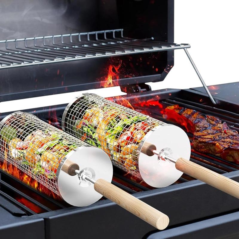 ตะแกรงย่างบาร์บีคิวสแตนเลสทรงก - Outdoor Camping Bbq บทวิจารณ์และราคา