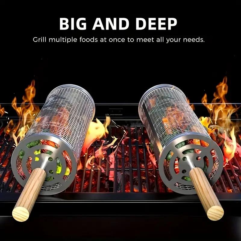 ตะแกรงย่างบาร์บีคิวสแตนเลสทรงก - Outdoor Camping Bbq บทวิจารณ์และราคา