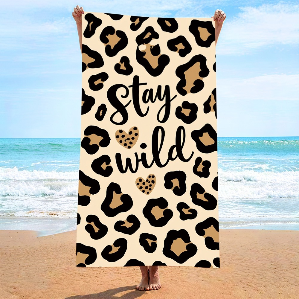 ผ้าขนหนูชายหาดแห้งเร็วลายเสือด - Camp Towel Microfiber บทวิจารณ์และราคา