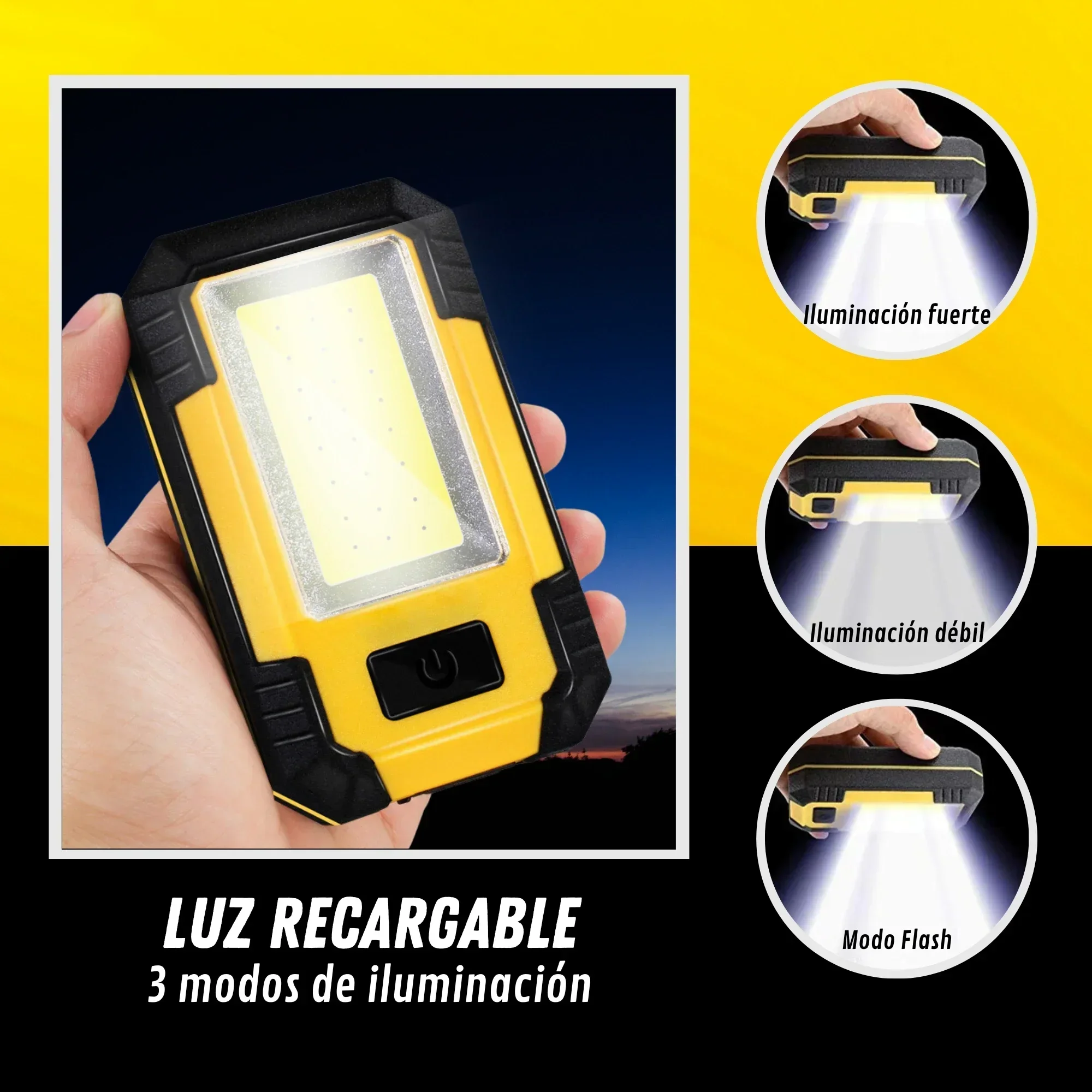 ไฟฉายพกพาแบบชาร์จได้ 4000mAh ค - Outdoor Camping Lantern บทวิจารณ์และราคา