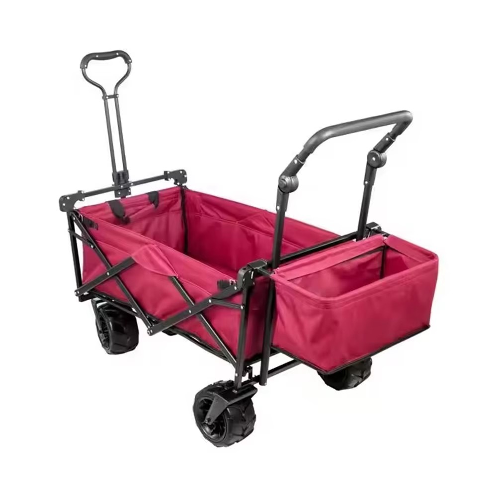 รถเข็นพับได้ขนาดใหญ่สำหรับแคมป - Outdoor Camping Vehicle Wagon บทวิจารณ์และราคา