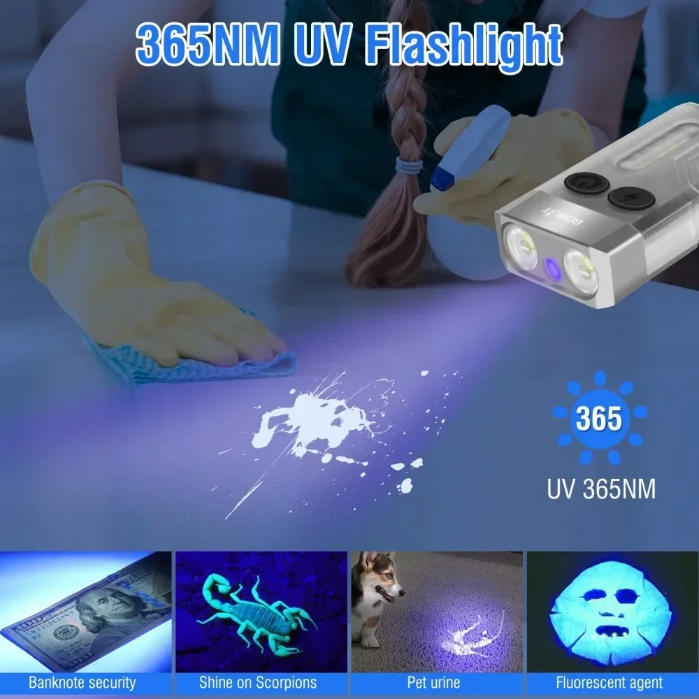 ไฟฉายพวงกุญแจ BORUiT V10 แบบ U - Outdoor Camping Lantern บทวิจารณ์และราคา