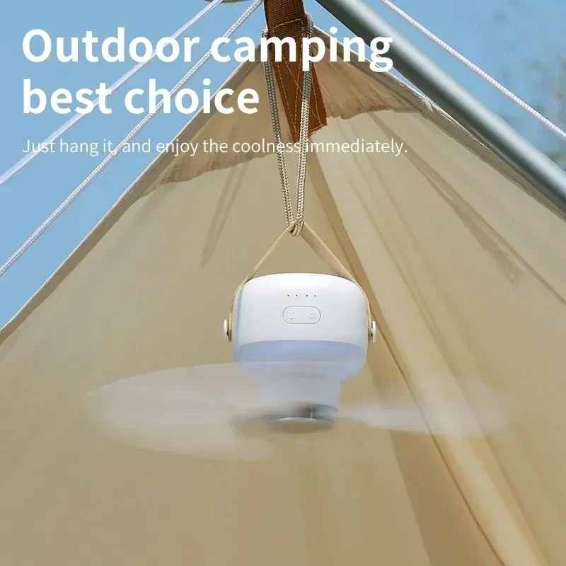 พัดลมเพดานไร้สายขนาดเล็กแบบพกพ - Outdoor Camping Ideas บทวิจารณ์และราคา