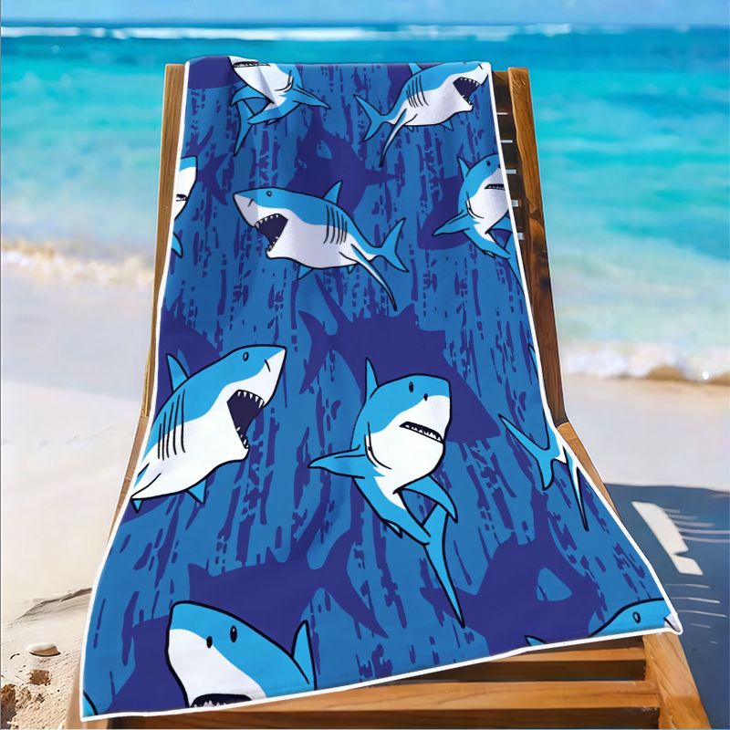 1 ชิ้น, ผ้าขนหนูชายหาดพิมพ์ลาย - Camp Towel Microfiber บทวิจารณ์และราคา