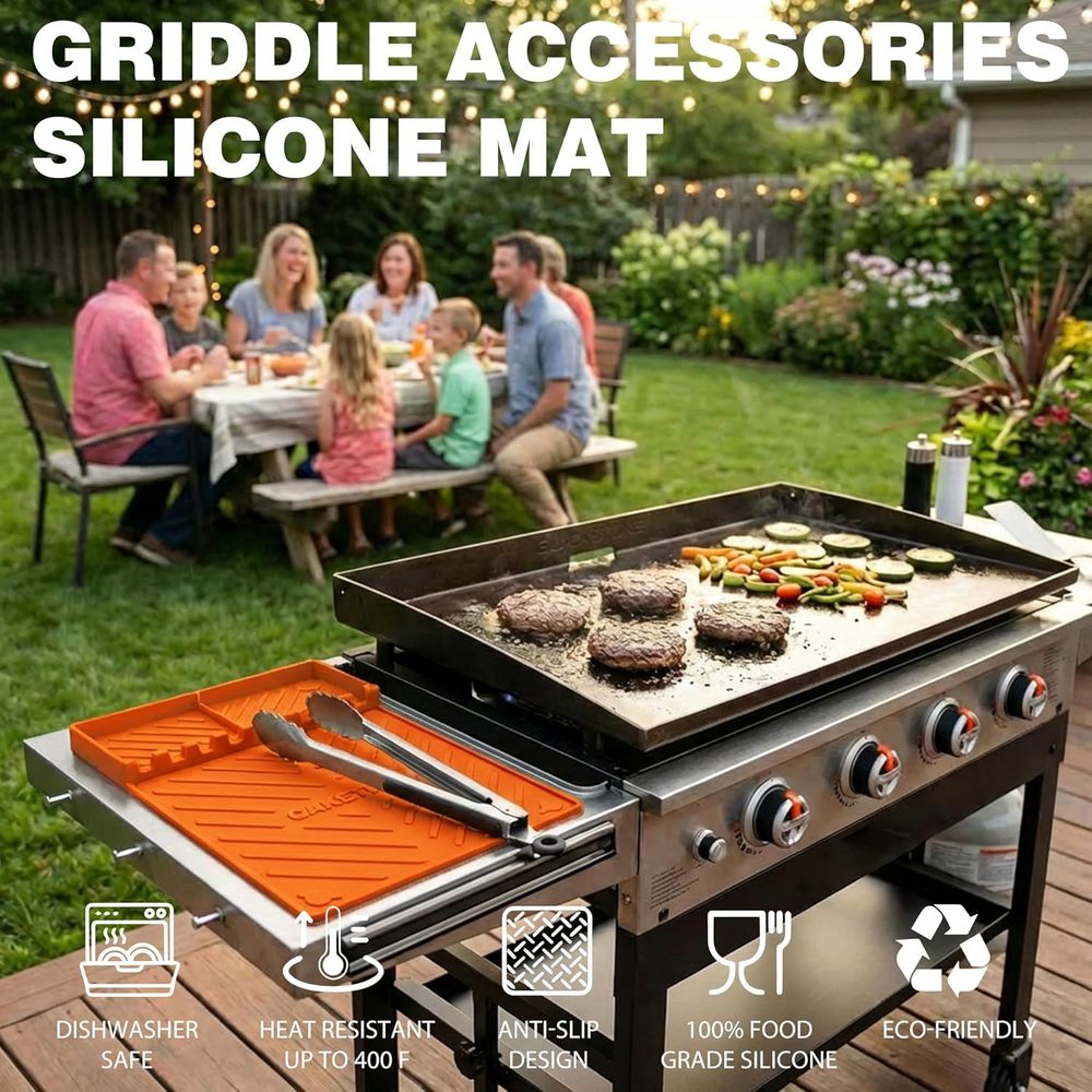 แผ่นรองย่างซิลิโคนหรืออุปกรณ์เ - Outdoor Camping Bbq บทวิจารณ์และราคา