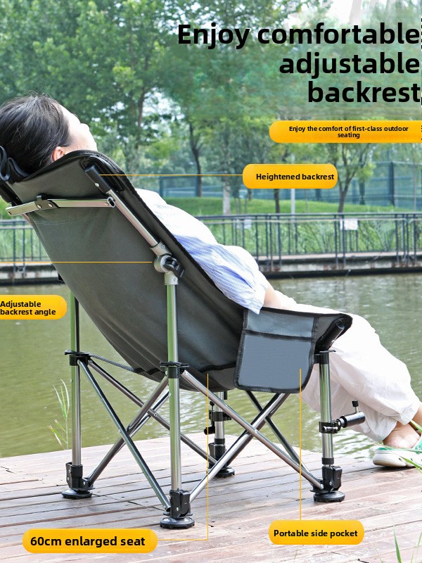 เก้าอี้ตกปลาพับได้แบบพกพา ดีไซ - Outdoor Camping Gear Brands บทวิจารณ์และราคา