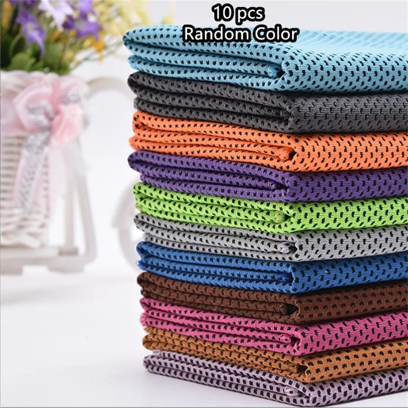 1-10pcs Cooling ผ้าขนหนู Insta - Camp Towel Microfiber บทวิจารณ์และราคา