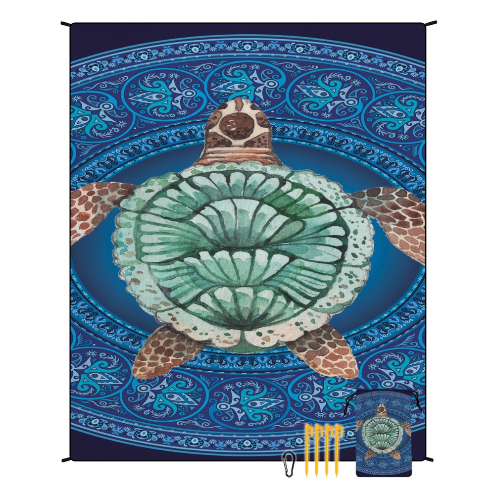ผ้าขนหนูชายหาดลายต้นปาล์ม 71x8 - Camp Towel Microfiber บทวิจารณ์และราคา