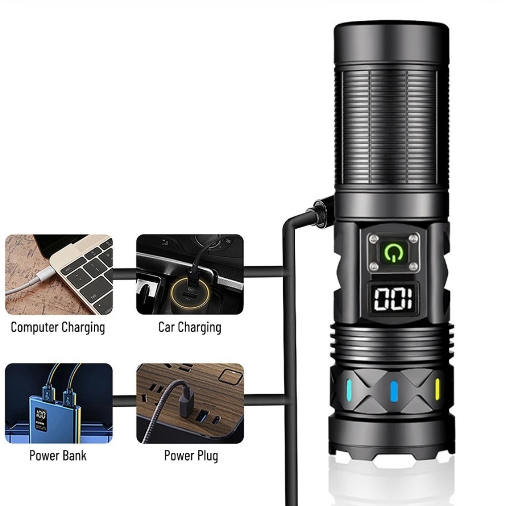 ไฟฉาย LED พลังงานสูงแบบยืดหดได - Outdoor Camping Lantern บทวิจารณ์และราคา